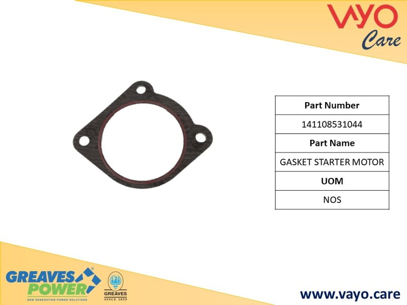 GASKET STARTER MOTOR - 141108531044 - GREAVES