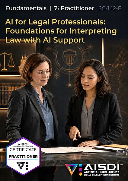 AI for Legal Professionals: Foundations for Interpreting Law with AI Support