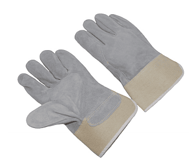 Full leather back, 4.5” rubberized cuff, Kevlar sewn