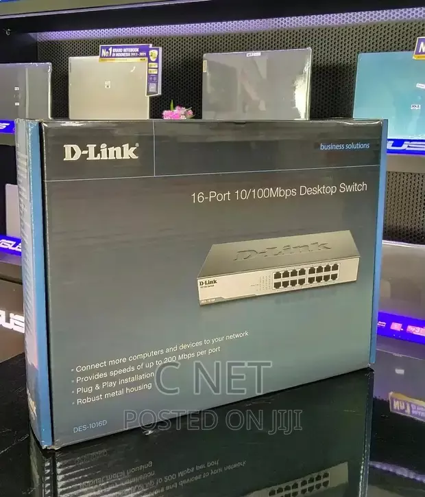 DES-1016D/B – D-Link 16-Port 10/100Mbps Unmanaged Switch