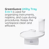 Utility Tray With Cup and Napkin Dispenser