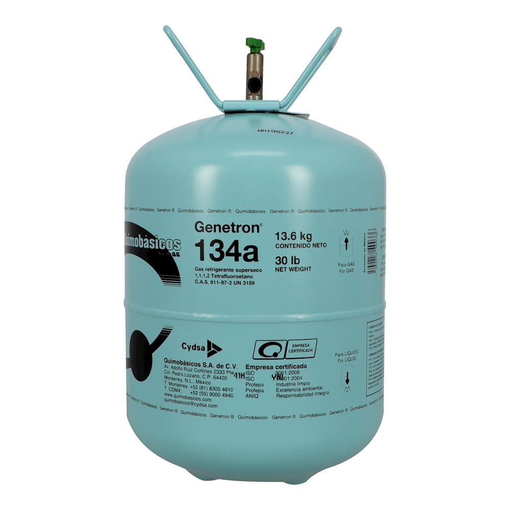 Gas Refrigerante R-134A, Boya 13.6 Kg Genetron - 41-120229