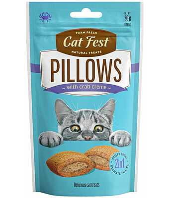 Cat Fest Pillows With Crab Cream 30g Cat Fest Pillows With Crab Cream 30g