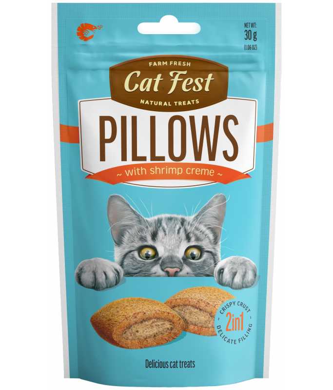 Cat Fest Pillows With Shrimp Cream 30g Cat Fest Pillows With Shrimp Cream 30g