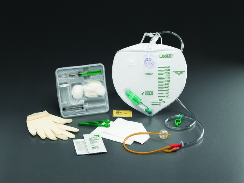 Lubricath® Indwelling Catheter Tray Foley 16 Fr. 5 cc Balloon Latex