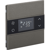 EAE KNX Switch Rosa Metal Series 1 Fold With Thermostat