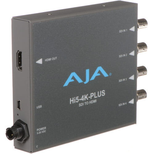 Aja OG-HI5-4K-PLUS 3G-SDI to HDMI 2.0 Conversion Aja OG-HI5-4K-PLUS 3G-SDI to HDMI 2.0 Conversion