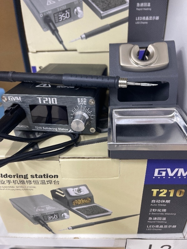 Estación de Soldadura GVM T210 - Precisión y Rendimiento en Microsoldadura