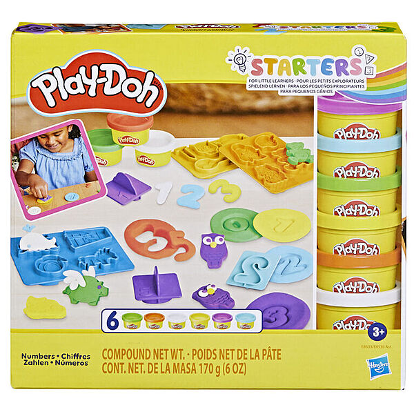 Play-Doh Fundamentals Numbers Tool Set with 6 Non-Toxic Colors