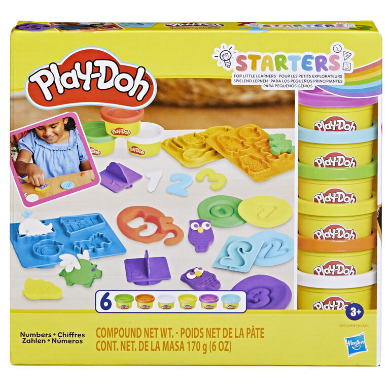 Play-Doh Fundamentals Numbers Tool Set with 6 Non-Toxic Colors