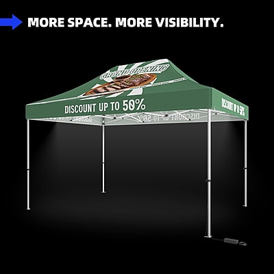 10'x15' Custom Lighted Canopy Tent