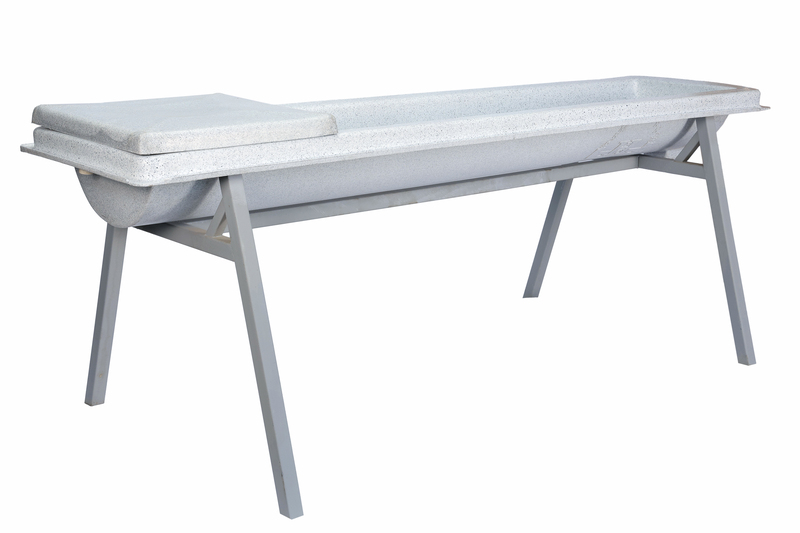 Farmex Drinker Trough 100L 80CM Linear water trough for camels and horses left