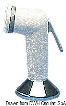 Spare push-button shower w. lever