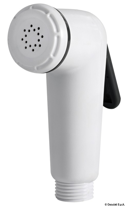 Spare push-button shower w. lever