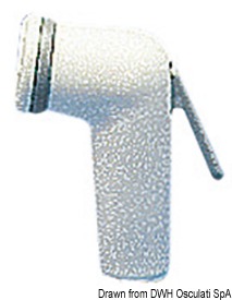 Spare push-button shower w. lever