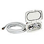 New Edge shower box white PVC hose 2.5 m Rear shower outlet