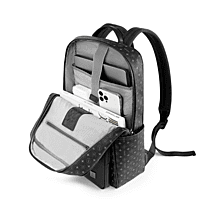 WIWU Luxurious PVC Master Anti-Theft Fingerprint Lock Backpack