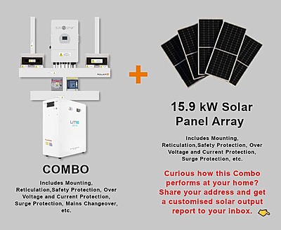 12.0 kW SUNSYNK 3-Phase Hybrid - FREEDOM WON Combo, c/w 20 kWh Floor Standing Lithium Battery 12.0 kW SUNSYNK 3-Phase Hybrid - FREEDOM WON Combo, c/w 20 kWh Floor Standing Lithium Battery