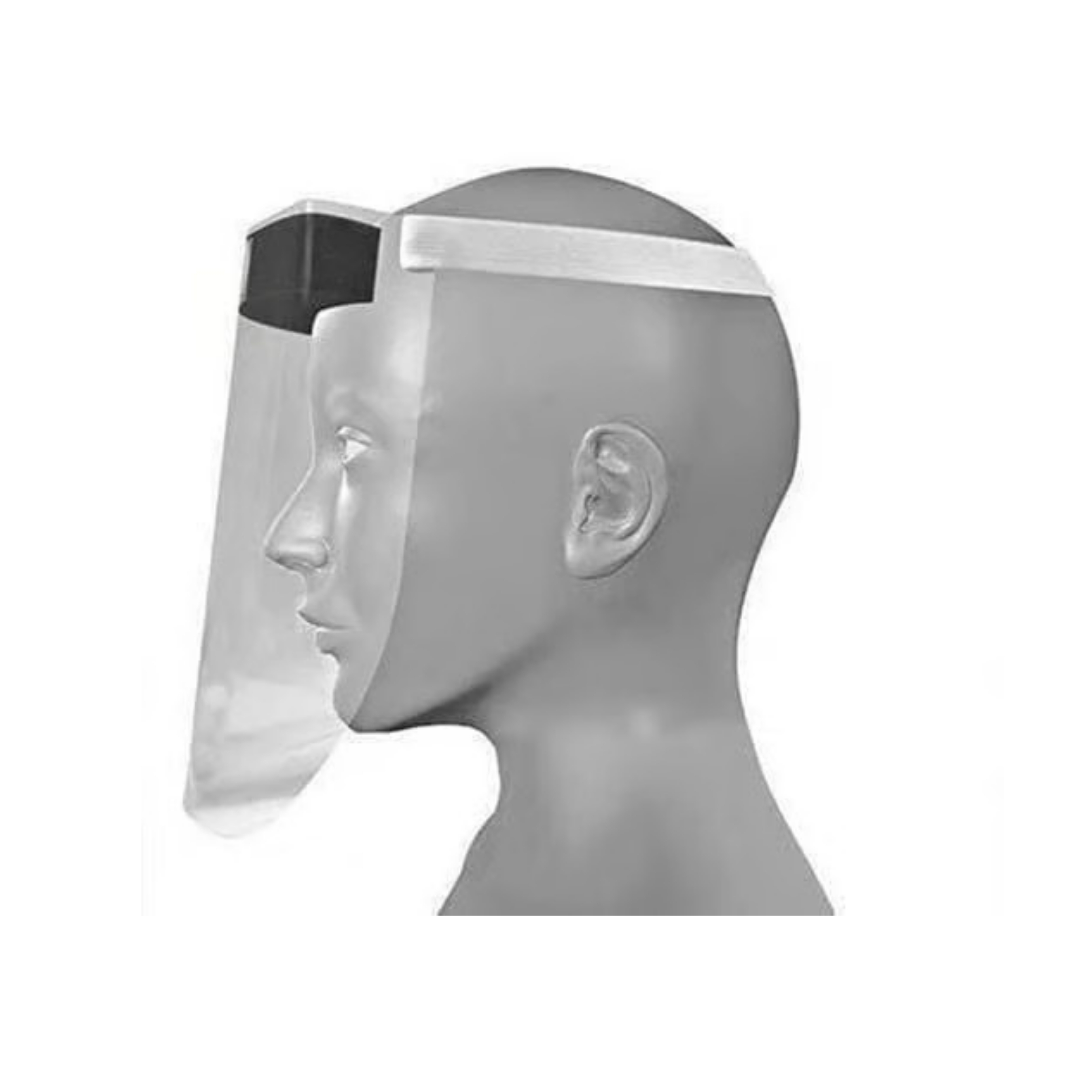 Medical Face Shields Case- 200 USA Made Units - Anti-Fog Clear - Retail $15 | $0.80 Each