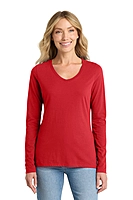 Port & Co™ Women's Fan Favorite™ V-Neck Tee - LPC450V