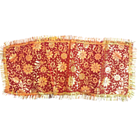 Red Cloth full flower Decorated Designer Chunri