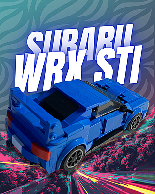 Subaru WRX STI - Generic Plastic Brick Assembly Puzzle Kit