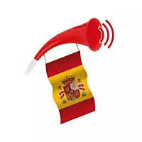 Curved Football Fan Horn Plastic Vuvuzela Colorful
