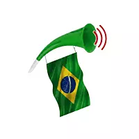 Curved Football Fan Horn Plastic Vuvuzela Colorful