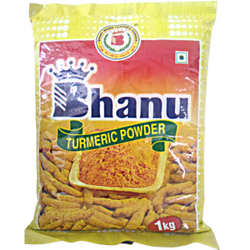Bhanu Premium Quality Turmeric Powder 1Kg Pack