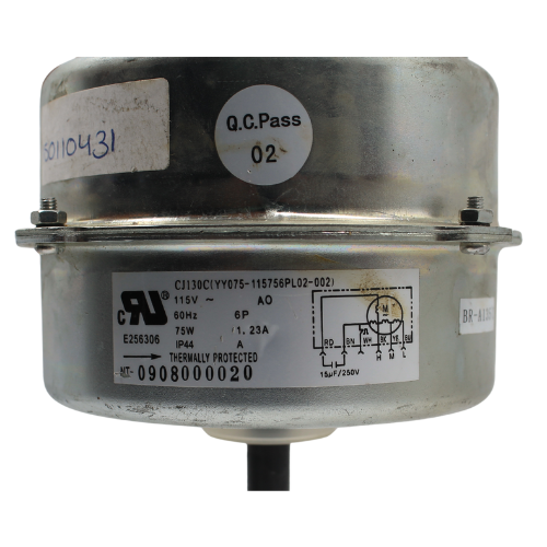 Motor Para Ventana Mirage 1Ton, 110V, Cj130C(Yy075-115756Pl02-002),115V,60Hz,6 Polos,75W,1.23A, Absolut Efficient - 150110431