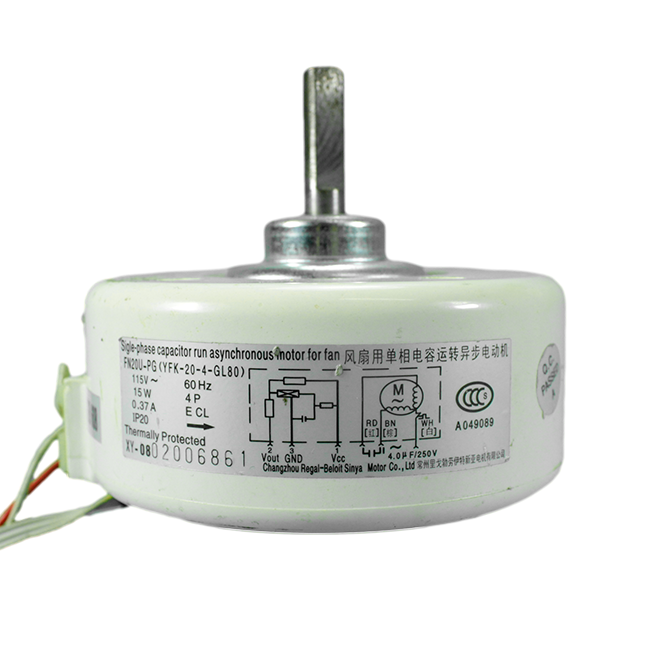 Motor Evaporador Para Minisplit, 3/4 Y 1 Tonelada, 115V, 60Hz, 15W, 0 ...