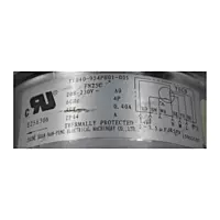 Motorcondensador Para Minisplit, 1.5Ton, 220V, 35W, 0.40A,4 Polos, Cap 3.5Mf 450V,Ydk25-4Cn YY040-954PH01-001(Pn25-C ) - 15012107