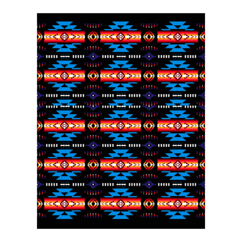 Blanket 1 Ply Queen El-Toro Black/Purple [1501]