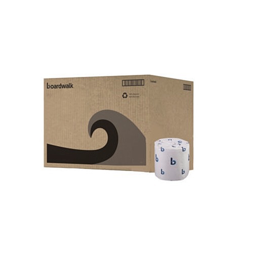 2-Ply Toilet Tissue, Standard, Septic Safe, White, 4 x 3, 500 Sheets/Roll, 96 Rolls/Carton