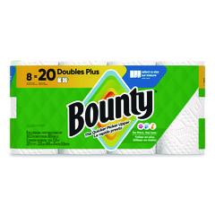 Kitchen Roll Paper Towels, 2-Ply, 5.9 x 11, White, 103 Sheets/Double Plus Roll, 8 Rolls/Pack