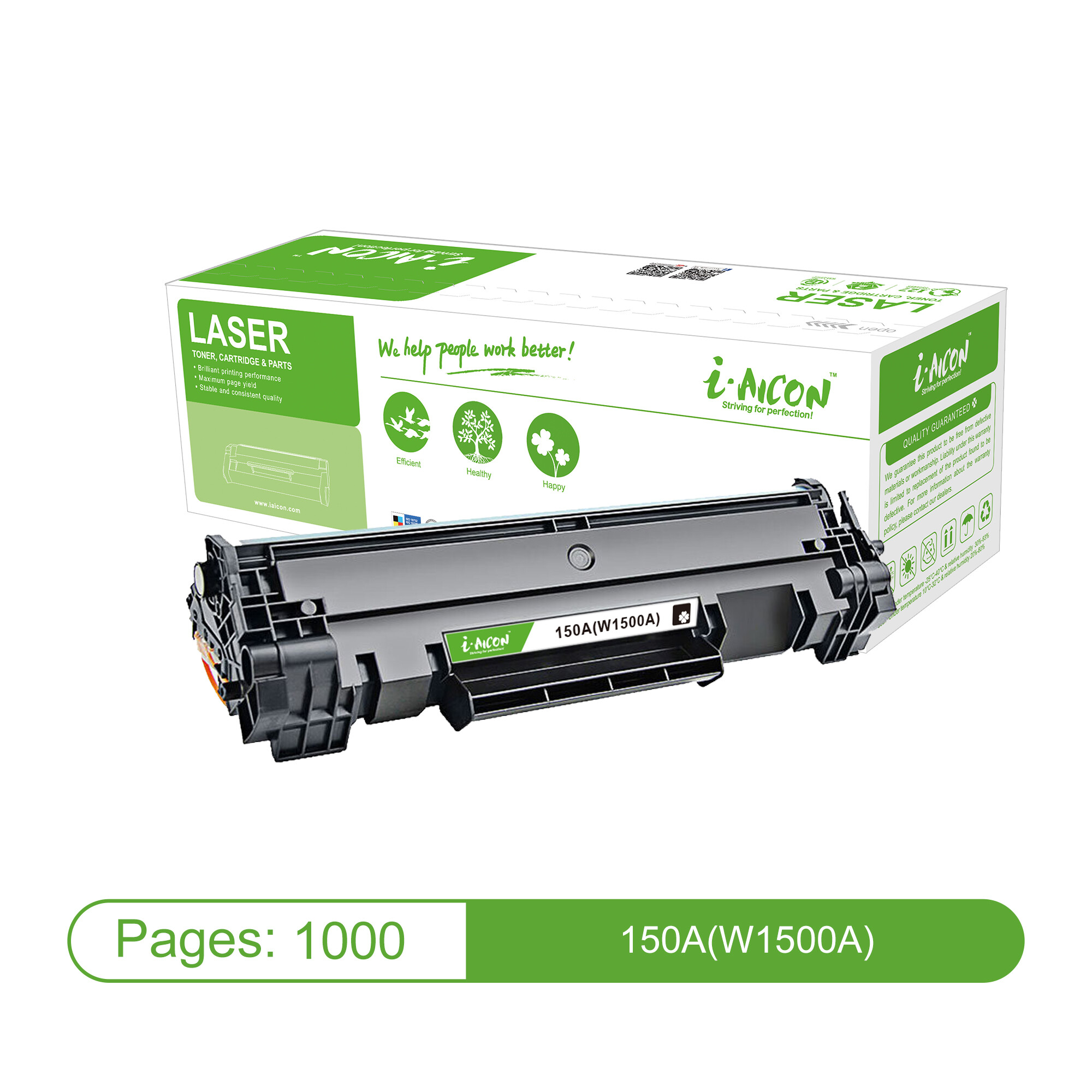 AICON BLACK TONER C-W1500A 150A