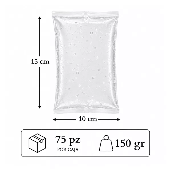 Gel Refrigerante de 150gr con 75pz