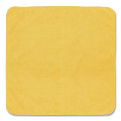 Rubbermaid® Commercial Light Commercial Microfiber Cleaning Cloths, 12 x 12, Yellow, 24/Pack