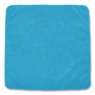 Rubbermaid® Commercial Microfiber Cleaning Cloths, 12 x 12, Blue, 24/Pack
