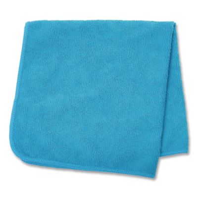 Rubbermaid® Commercial Microfiber Cleaning Cloths, 12 x 12, Blue, 24/Pack
