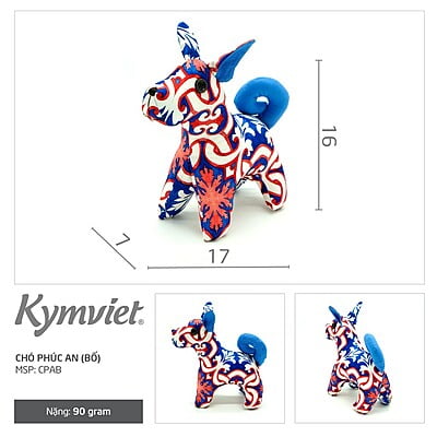 Chó Bông Cati KYMVIET Vải Cotton Chó Bông Cati KYMVIET Vải Cotton