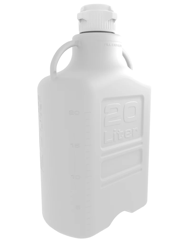 EZgrip® 20 L HDPE Space Saving Carboy 83 mm (83B) VersaCap 1/EA
