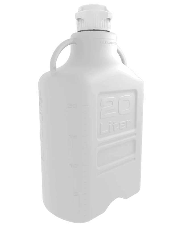 EZgrip® 20 L Autoclavable PP Space Saving Carboy 83 mm (83B) VersaCap 1/EA