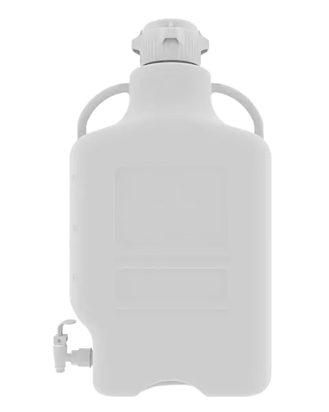 EZgrip® 20 L HDPE Space Saving Carboy Leakproof Spigot 83 mm (83B) VersaCap 1/EA