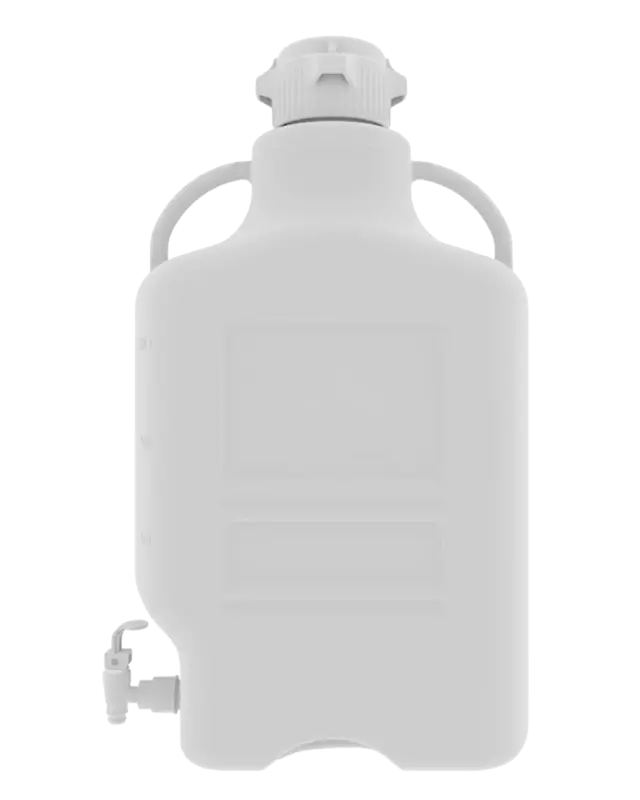 EZgrip® 20 L HDPE Space Saving Carboy Leakproof Spigot 83 mm (83B) VersaCap 1/EA