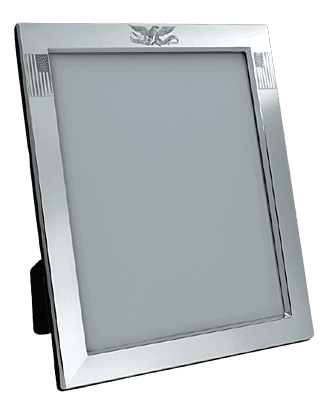 Sterling Silver Frame American Spirit Design with Wood Back 8 x 10 Sterling Silver Frame American Spirit Design with Wood Back 8 x 10