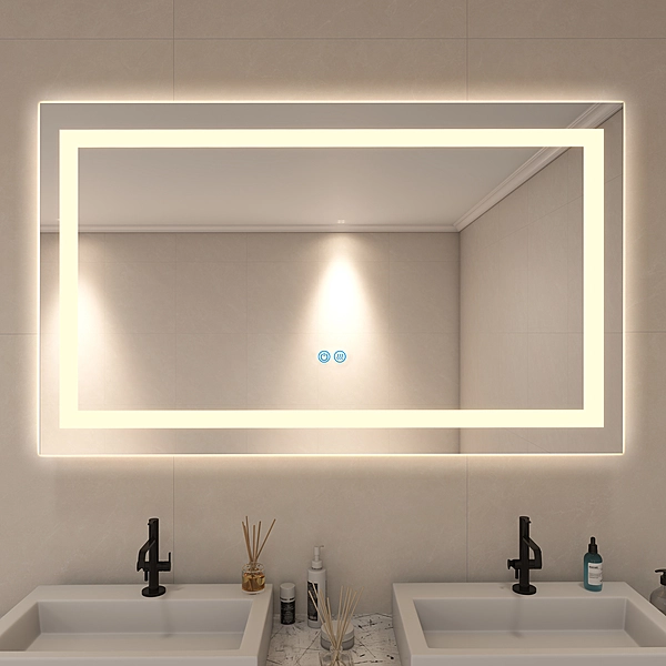 Wall mirror - LED bathroom mirror (36*60 INCH)