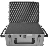 PortaBrace PB-2780FP Wheeled Hard Case with Foam Interior (Silver Platinum) PortaBrace PB-2780FP Wheeled Hard Case with Foam Interior (Silver Platinum)