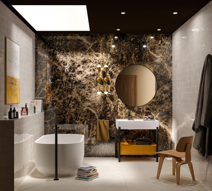 Gresie RAGNO by MARAZZI, INCANTO EMPERADOR GLOSSY 120x120, R8SW, mp/cutie 2.88
