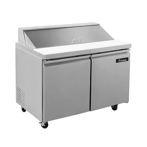 Mesa para ensaladas de 2 puertas 12.6 ft3